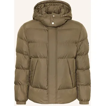 Pánská bunda Boss Pánská Prošívaná Bunda Corbinian S Odnímatelnou Kapucí,...