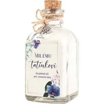 Koupelová pěna Koupelová sůl pro unavené nohy pro tatínka 140 g