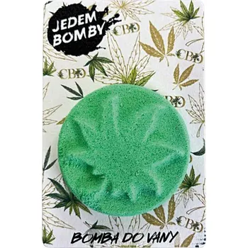 bomba do koupele Šumivá a pěnivá bomba do koupele 85 g se CBD