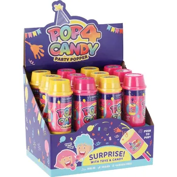 Party dekorace Party Popper s hračkami a cukrovinkami 10 g
