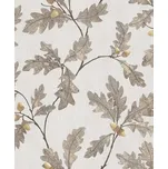 Vliesová tapeta na zeď, šedo-hnědá, větvičky, listy, 35386, Timber, Marburg