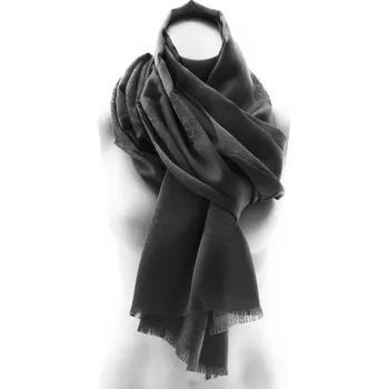 Šátek Černý dámský elegantní šátek Everleigh