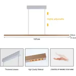 MADEIRA lineár dřevo jasan 157cm stmívatelné senzorem