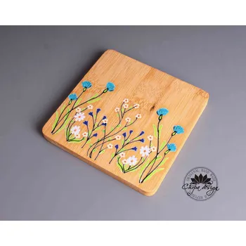 Podtácek Podtácek dřevo - Vesna, potisk