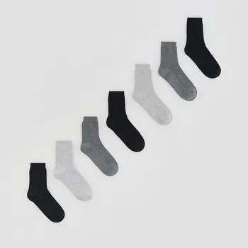 Dětská móda Reserved - Sada 7&nbsp;párů ponožek - krémová - 169HE-01X - 169HE-01X-K34