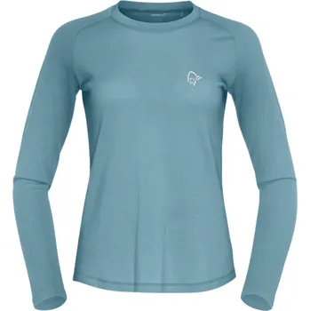 Dámské tričko Dámské funkční triko Norrona femund pureUll Long Sleeve Velikost: L / Barva: modrá