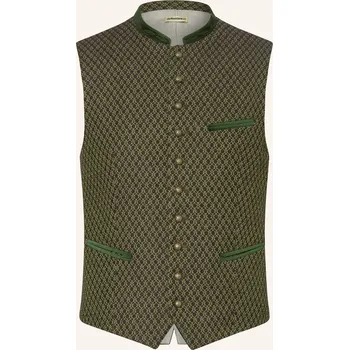 Pánská bunda Gottseidank Pánská Krojová Vesta Konstantin, zelená / tmavě...