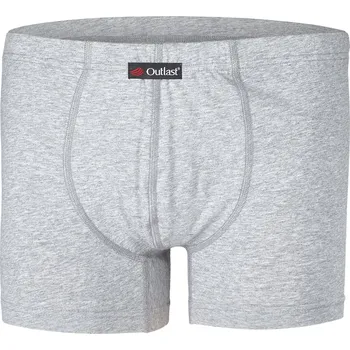 Pánské spodní prádlo BARIDI wear Boxerky pánské tenké plochý šev Outlast® - šedý melír Velikost oblečení: XL