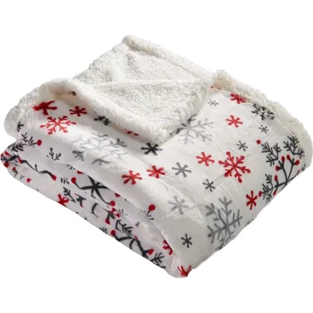deka NOVINKA 2025 ! DEKA MIKROFLANEL S BERÁNKEM 150x200cm - VLOČKY