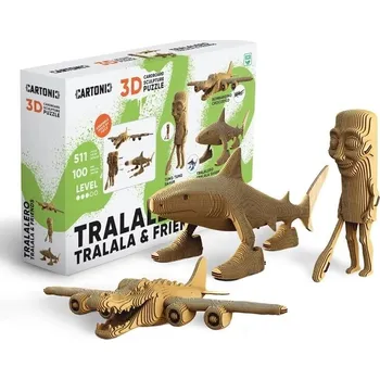 3D puzzle Cartonic 3D puzzle 511 dílků - Tralalero