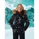 Dívčí lyžařská bunda Poivre Blanc W25-Joana-JRGL Paisley Black