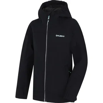 Chlapecká bunda Husky Dětská softshell bunda Simbo K 128, black