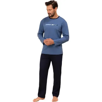 Pánské pyžamo Pánské pyžamo REGINA 494 tmavě modrá XL 0