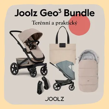 Kočárek Joolz Geo3 kompletní set | Special | Mix & Match Sandy Taupe a Black (Dárky zdarma)