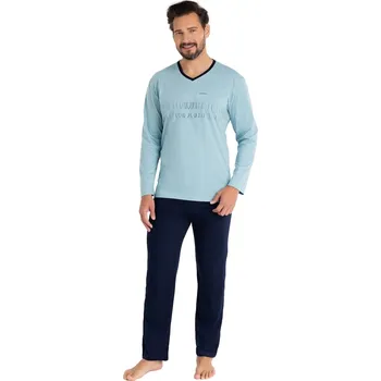 Pánské pyžamo Pánské pyžamo REGINA 495 mořský L 0