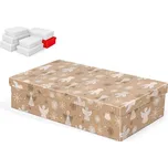 Krabice dárková vánoční A-V009-G 36x22x9cm