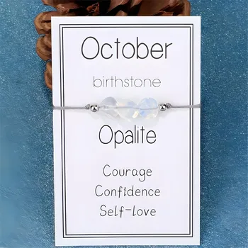 Náramek IZMAEL Náramek s měsíčním kamenem Říjen/Opalit KP38760