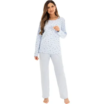 Dámské pyžamo Dámské pyžamo REGINA 717 modrá S 0
