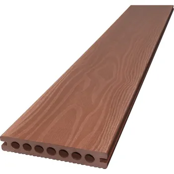 Terasové prkno Nextwood WPC terasové prkno 3D line, barva třešeň, 4 metry, WP1142, II. jakost