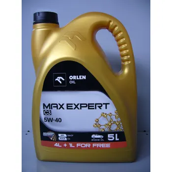 Motorový olej OrlenOil Platinum Max Expert C3 5W-40 syntetický olej 5 l