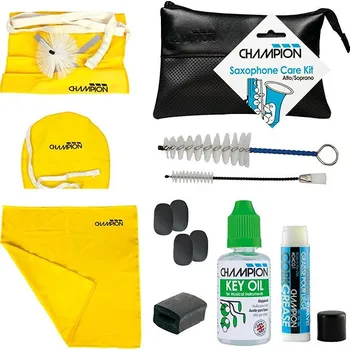 Leštidlo na strunný nástroj Champion CHCKSX1 Alto/Soprano Saxophone Care Kit