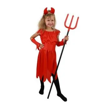Dětský kostým Čertice - Vánoce - vel.(M) EKO