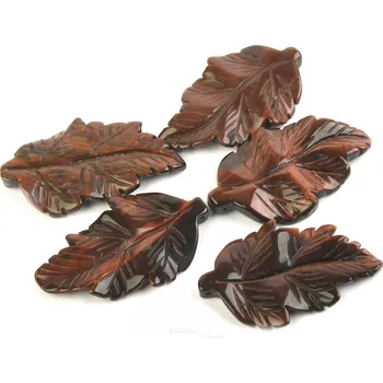 Přírodní kámen Býčí oko list řezba