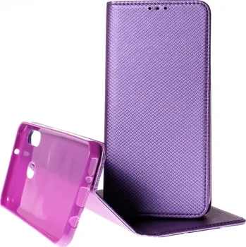 Pouzdro na mobilní telefon Pouzdro Smart Magnet Samsung Galaxy M20 M205 Fialové