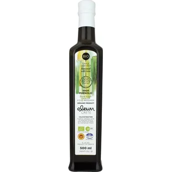 Rostlinný olej Marksman BIO KRÉTSKÝ EXTRA PANENSKÝ OLIVOVÝ OLEJ PDO MESSARA - ČASNÁ SKLIZEŇ 500ML