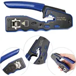 W-Star Krimpovací kleště RJ45 WSEZ670 profesionální kleště EZ Cat6, Cat5, RJ45EZ, STP WSEZ670