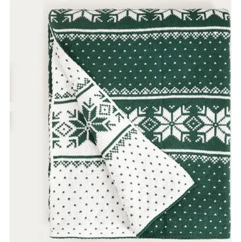 Přehoz na lůžko Deka Homla polyester 150 cm x 200 cm zelená