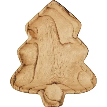 Ozdobný tác Madam Stoltz Christmas Tree 200082D vícebarevná MLC