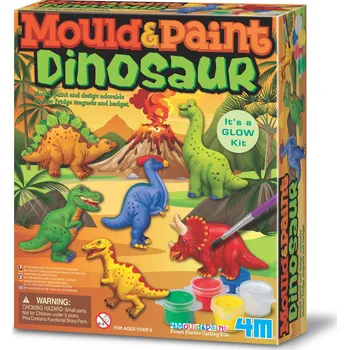 Dětská vědecká sada 4M Výroba a malování - dinosauři