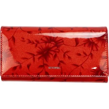 Deštník PATRIZIA FL-102 dámská kožená peněženka červená