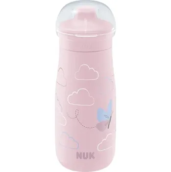 Kojenecká láhev NUK Láhev Mini-Me PP Sip 300 ml (9+ m.) - růžová