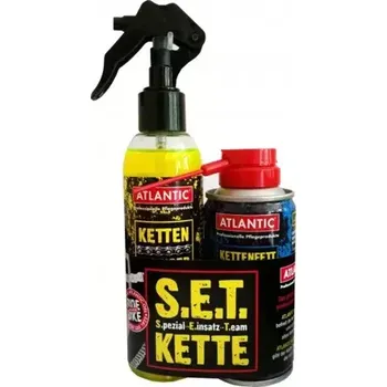 Atlantic Sada Atlantic tuk na řetěz teflonový sprej 150ml + čistič řetězu 200ml