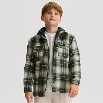 Chlapecká bunda Reserved - Károvaná shacket - vícebarevná - PL622-MLC - PL622-MLC-146