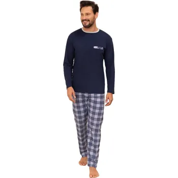 Pánské pyžamo REGINA 488 tmavě modrá L 0