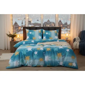 Povlečení Povlečení mikrosatén LASTRA tyrkysové