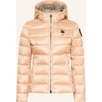 Dámská móda Blauer Dámská Péřová Bunda, růžová, 38