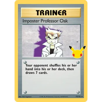 Sběratelská karetní hra Imposter Professor Oak CEL BS 73