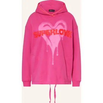 Dámská mikina Grace Dámská Oversized Mikina S Kapucí, fuchsiová, 36