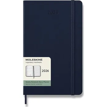 Kancelářské potřeby MOLESKINE 2026 L týdenní, tvrdé desky, modrý