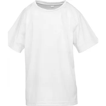 Chlapecké tílko Dětské rychleschnoucí sportovní piké tričko Spiro Aircool Barva: Bílá, Velikost: 116 (5-6 let)