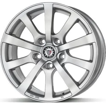 Alu kolo Platin P58 Silber 6,5x15, 5x100, ET38