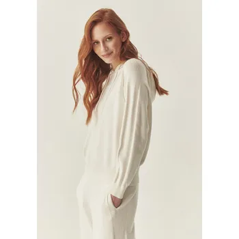 Dámský svetr Tatuum LEŽÉRNÍ MIKINA S KAPUCÍ – FLOKSI