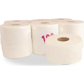 Toaletní papír JUMBO 280 toaletní papír 2-vrstvý bílý 6x240m