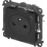Legrand Valena Life zásuvka jednonásobná, USB-C, černá