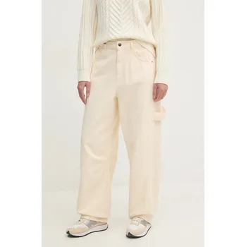 Dámské džíny Džíny United Colors of Benetton dámské, medium waist, 4OCBDE025 béžová 02X, vel. 25