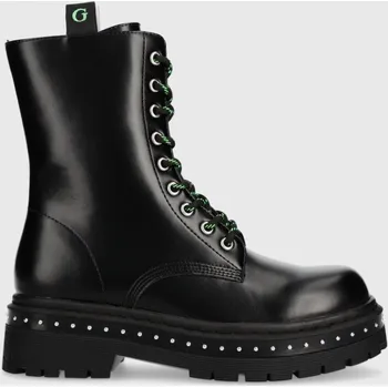 Dámská zimní obuv Farmářky Guess JOYA FL7JYA.LEA10.BLACK černá 99X, EUR 37